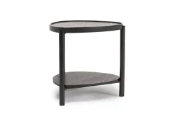 Mor Furniture Sofa & End Tables|Hadleigh Triangular End Table In Coffee Bean