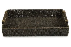 Mor Furniture Trays & Boxes|Halima Tray In Chocolate, Set Of 2