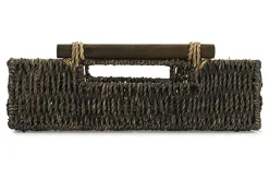 Mor Furniture Trays & Boxes|Halima Tray In Chocolate, Set Of 2