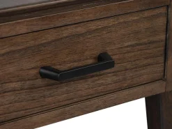 Mor Furniture Sofa & End Tables|Hallie Rectangle End Table In Milk Chocolate/Dark Chocolate