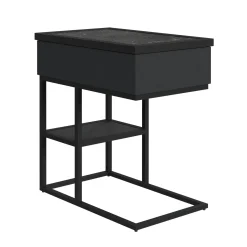 Mor Furniture Accent Tables|Halo Accent C Table In Black