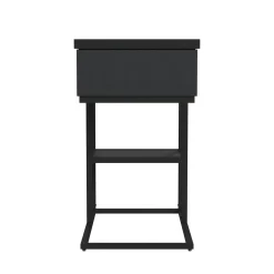 Mor Furniture Accent Tables|Halo Accent C Table In Black