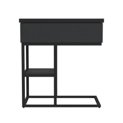 Mor Furniture Accent Tables|Halo Accent C Table In Black