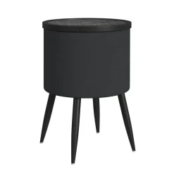 Mor Furniture Sofa & End Tables|Halo Round End Table In Black