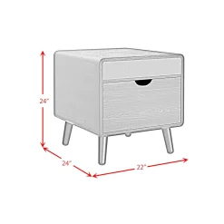 Mor Furniture Sofa & End Tables|Halo Round End Table In Black