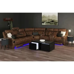 Mor Furniture Sofa & End Tables|Halo Round End Table In Black