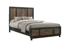 Mor Furniture Beds|Harlington Panel Bed In Walnut, Full