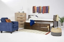 Mor Furniture Kids Beds & Bunk Beds|Harlow Captain Bed W/ Storage Trundle In Espresso