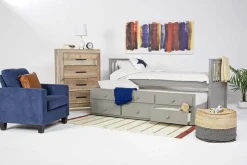 Mor Furniture Kids Beds & Bunk Beds|Harlow Captain Bed W/ Storage Trundle In Espresso