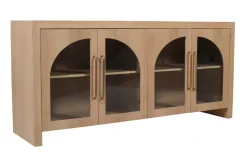 Mor Furniture Media Consoles & Hutches|Tv Stands|Heron Media Console In Natural, 70 Inch