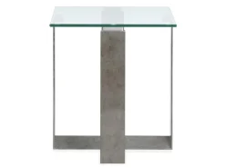 Mor Furniture Sofa & End Tables|Holden End Table In Aged Pewter