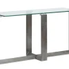 Mor Furniture Sofa & End Tables|Holden Rectangle Sofa Table Top In Aged Pewter