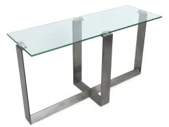 Mor Furniture Sofa & End Tables|Holden Rectangle Sofa Table Top In Aged Pewter