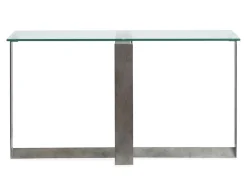 Mor Furniture Sofa & End Tables|Holden Rectangle Sofa Table Top In Aged Pewter