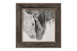 Mor Furniture Wall Art & Accents|Horses B&W Wall Art
