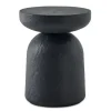 Mor Furniture Outdoor Accent Tables|Hurlee Outdoor Round Accent Table In Gray