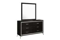 Mor Furniture Bedroom Sets|Huxley Panel Bed, Dresser, Mirror & Nightstand In Gray, Full