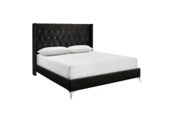 Mor Furniture Beds|Huxley Panel Bed In Gray, Full