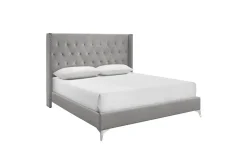 Mor Furniture Beds|Huxley Panel Bed In Gray, Full