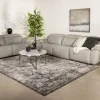 Mor Furniture Living Room Sets|Imperial 2 Power Sofa & Loveseat In Blanca Light Gray Leather