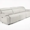 Mor Furniture Reclining Sofas|Sofas|Imperial 2 Power Sofa In Blanca Light Gray Leather