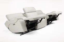 Mor Furniture Reclining Sofas|Sofas|Imperial 2 Power Sofa In Blanca Light Gray Leather