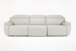 Mor Furniture Reclining Sofas|Sofas|Imperial 2 Power Sofa In Blanca Light Gray Leather