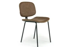 Mor Furniture Dining Chairs|James Side Chair In Mocha Leather