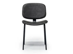 Mor Furniture Dining Chairs|James Side Chair In Mocha Leather