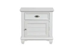 Mor Furniture Bedroom Sets|Jamestown Panel Bed, Dresser, Mirror & Nightstand In , Queen White