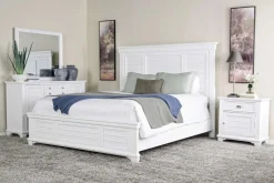 Mor Furniture Beds|Jamestown Panel Bed In Gray, Queen