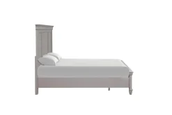 Mor Furniture Beds|Jamestown Panel Bed In Gray, Queen