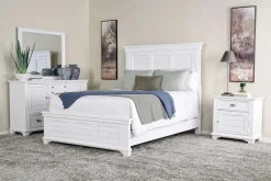 Mor Furniture Beds|Jamestown Panel Bed In Gray, Queen
