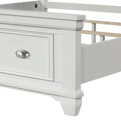 Mor Furniture Storage Beds|Beds|Jamestown Storage Bed In , Queen White