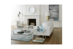 Mor Furniture Tv Stands|Jasper Console Table In Glass/Stainless Steel