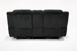 Mor Furniture Loveseats|Jayne Power Console Loveseat In Brown