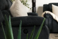 Mor Furniture Loveseats|Jayne Power Console Loveseat In Brown