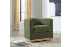 Mor Furniture Chairs|Jersonlow Swivel Chair In Forest Green
