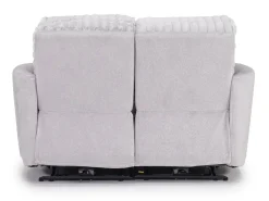 Mor Furniture Reclining Loveseats|Reclining Sofas|Jessica 2 Power Loveseat In Presley Fog/Charlotte Mist
