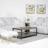 Mor Furniture Living Room Sets|Jessica 2 Power Sofa & Loveseat In Presley Fog/Charlotte Mist