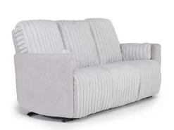 Mor Furniture Living Room Sets|Jessica 2 Power Sofa & Loveseat In Presley Fog/Charlotte Mist