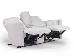 Mor Furniture Reclining Sofas|Loveseats|Jessica Reclining Console Loveseat In Presley Fog/Charlotte Mist