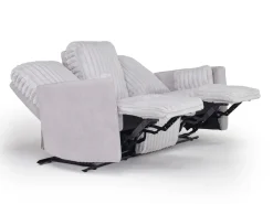 Mor Furniture Reclining Sofas|Jessica Reclining Sofa & Console Loveseat In Presley Fog/Charlotte Mist