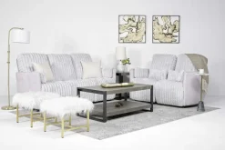 Mor Furniture Reclining Sofas|Living Room Sets|Jessica Reclining Sofa & Loveseat In Presley Fog/Charlotte Mist