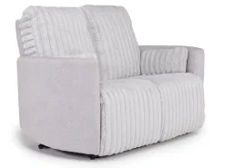 Mor Furniture Reclining Sofas|Living Room Sets|Jessica Reclining Sofa & Loveseat In Presley Fog/Charlotte Mist