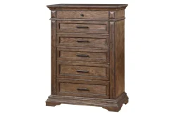 Mor Furniture Dressers & Chests|Jolie Vue Chest In Brushed Walnut