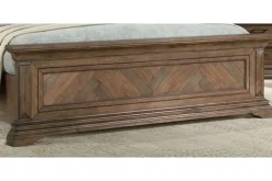 Mor Furniture Beds|Jolie Vue Panel Bed In , Queen Brushed Walnut