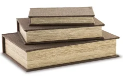 Mor Furniture Trays & Boxes|Jolina Box In Black, Set Of 3
