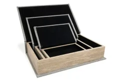 Mor Furniture Trays & Boxes|Jolina Box In Black, Set Of 3