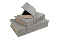 Mor Furniture Trays & Boxes|Jolina Box In Black, Set Of 3